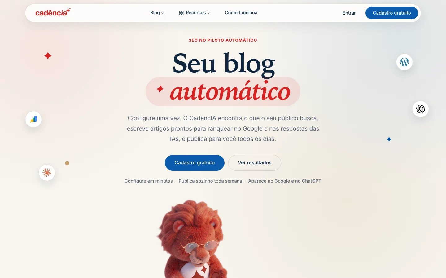 CadêncIA website